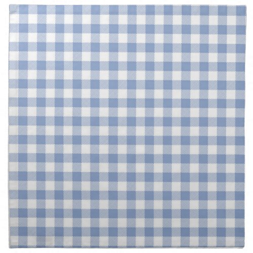Checked Blue Gingham Classic  Napkin