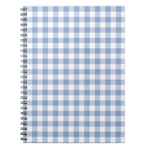 Checked Blue Gingham Classic  Notebook