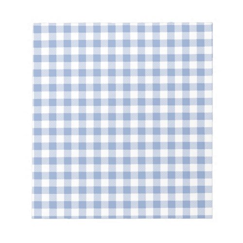 Checked Blue Gingham Classic  Notepad