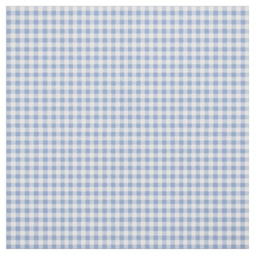 Checked Blue Gingham Classic Pattern Fabric