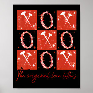 Checked Valentine Xoxo The Original Love Letters Poster