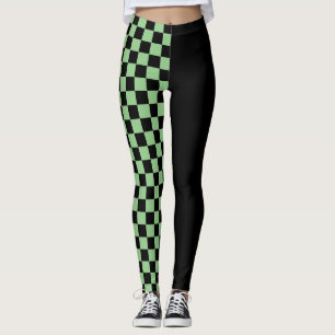 Checker Board Color Block -Choose any color! Leggings