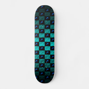Checker Cross Skateboard Deck