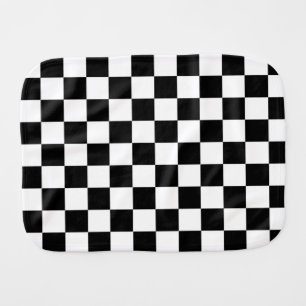 Checker  Flag Burp Cloth