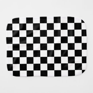 Checker  Flag Burp Cloth