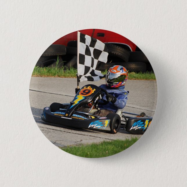 checker flag button (Front)