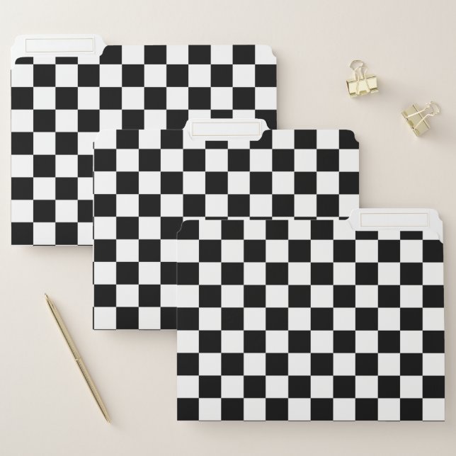 Checker Flag File Folder (Set)