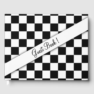 Checker Flag Guest Book