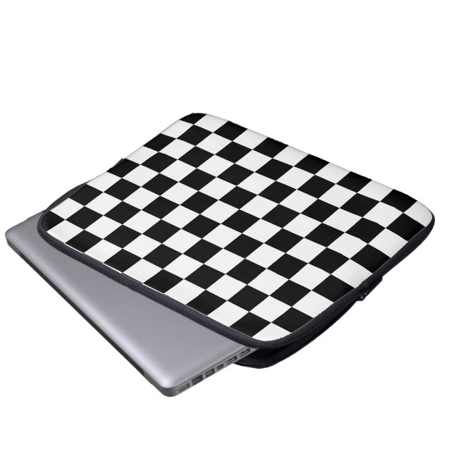 Checker Flag Laptop Sleeve (Front Bottom)
