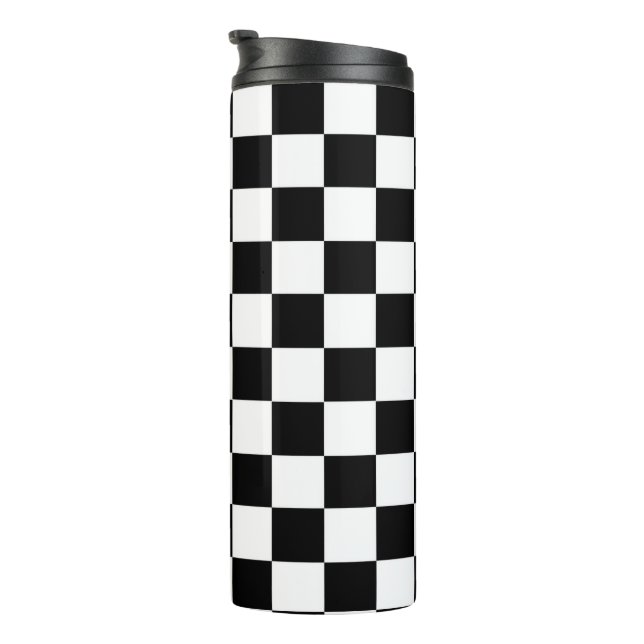 Checker  Flag Thermal Tumbler (Rotated Right)