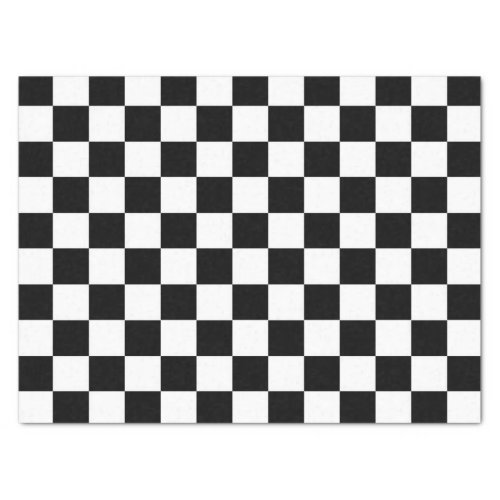 Checker  Flag Tissue Paper