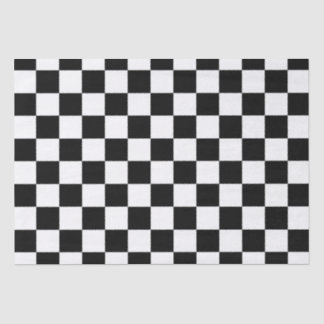 Checker  Flag Tissue Paper