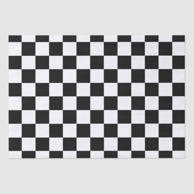 Checker  Flag Tissue Paper (Front)