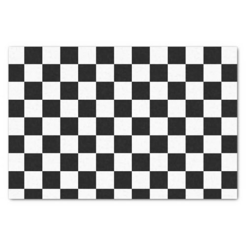 Checker  Flag Tissue Paper