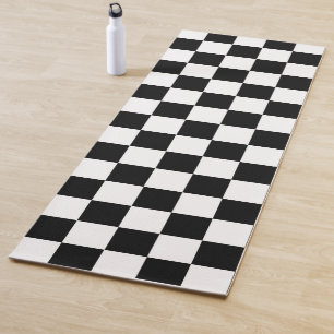 Checker Flag Yoga Mat