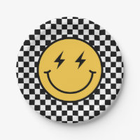 Checker Happy Face Birthday