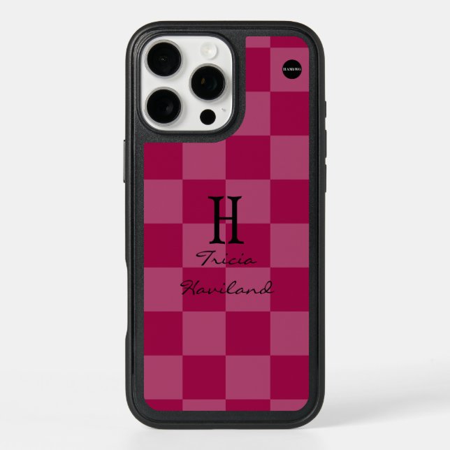 Checker OtterBox iPhone Case HAMbyWG (Back)