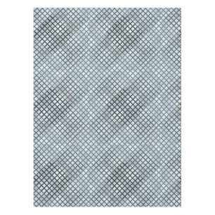 Checker pattern diagonal grey 02.w Lblue BG Tablecloth