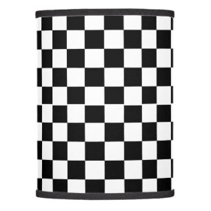 Checker Pattern Lamp Shade