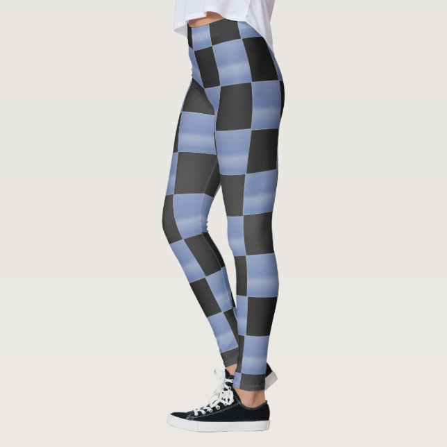 Checker Pattern Leggings (Left)