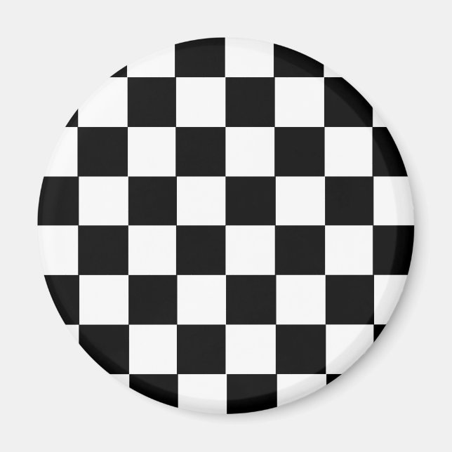 Checker Pattern Magnet (Front)