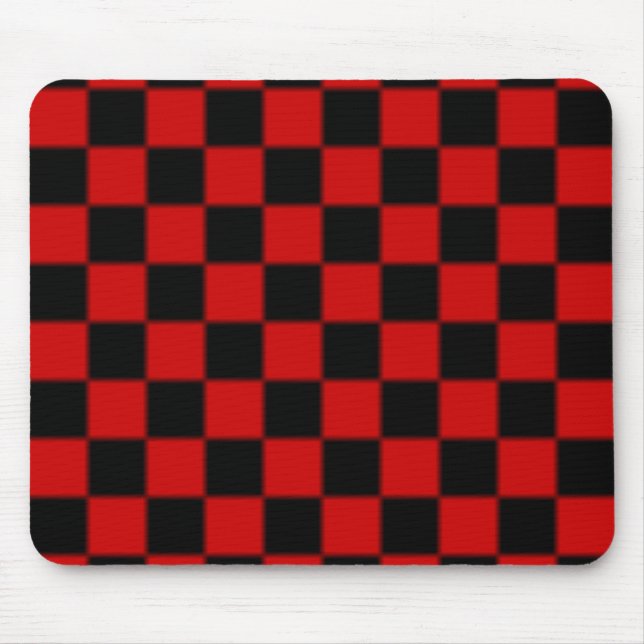 Checker Pattern Mouse Pad (Front)