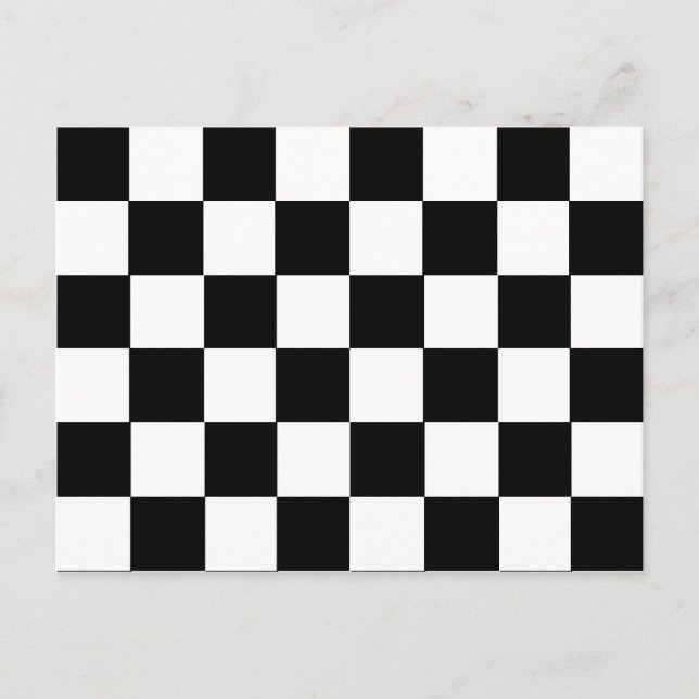 Checker Pattern Postcard (Front)