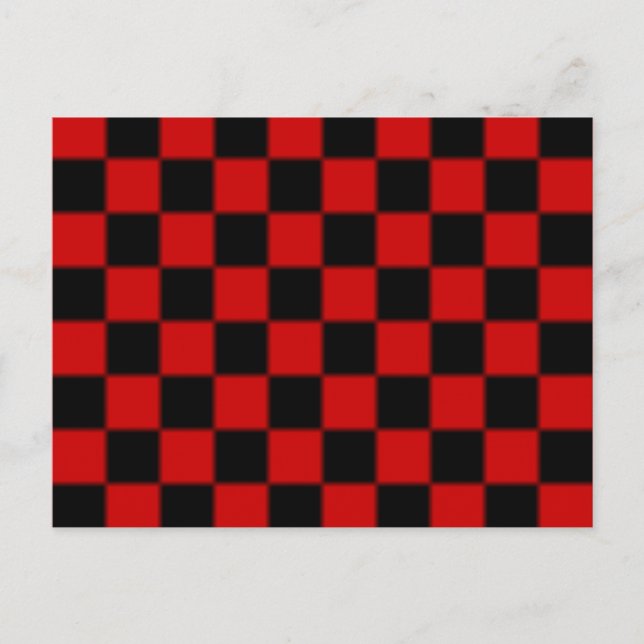 Checker Pattern Postcard (Front)