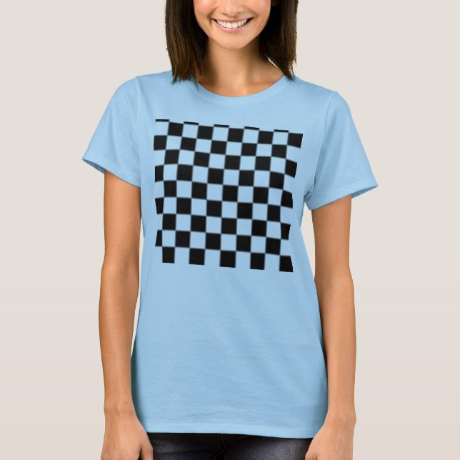 Checker Pattern Women's Shirt (Front)