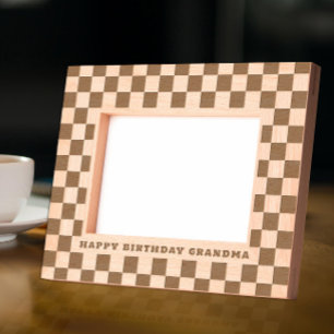 Checker Personalized Engraved Frames