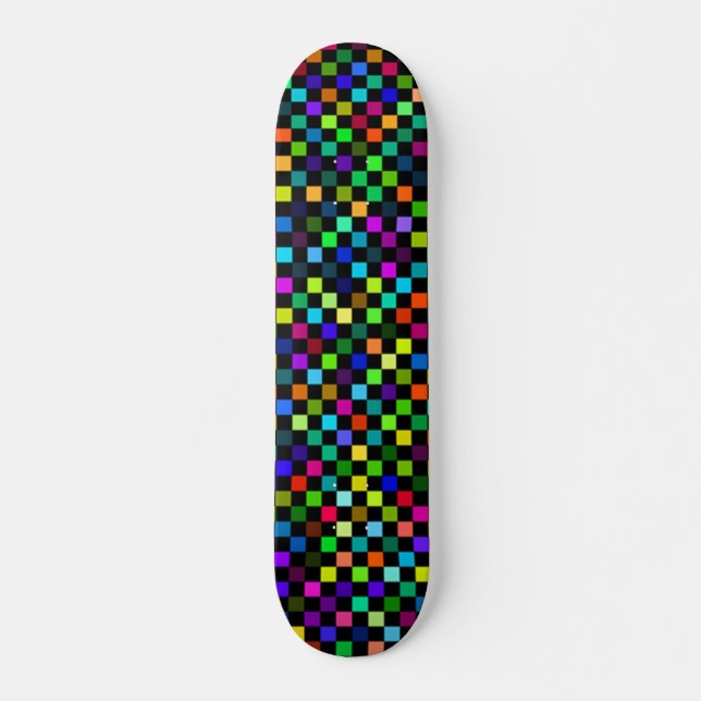 checker skateboard deck (Front)