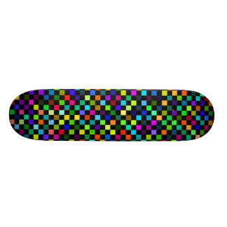 checker skateboard deck