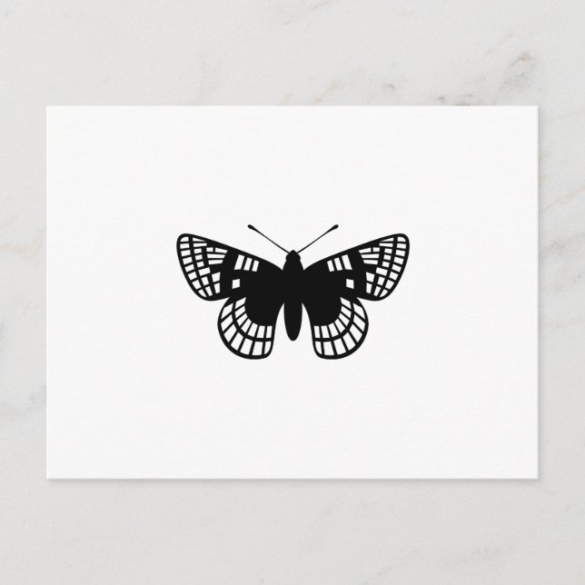 Checker Spot Butterfly Postcard (Front)
