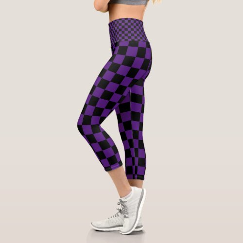 Checker Yoga Paint Capri HAMbyWG