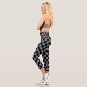 Checker Yoga Paint Capri HAMbyWG Leggings