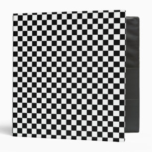 Checkerboard 3 Ring Binder