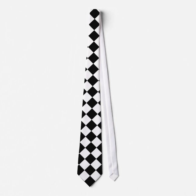 CHECKERBOARD! (a square tile design) ~ Tie (Front)