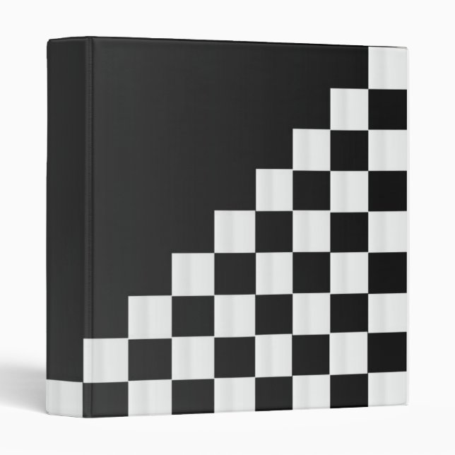 Checkerboard Avery Binder (Front/Spine)