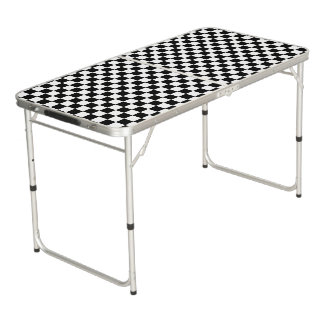 Checkerboard Beer Pong Table