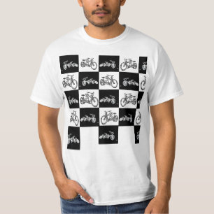 checkerboard Bicycles (Ska 2 tone specials style T-Shirt