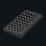Checkerboard - Black Gray - Emo - Wallet<br><div class="desc">Checkerboard - Black Gray - Emo - Wallet</div>
