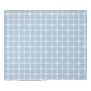 Checkerboard blue - French country Duvet Cover