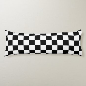 Checkerboard Body Pillow by expressivetees at Zazzle