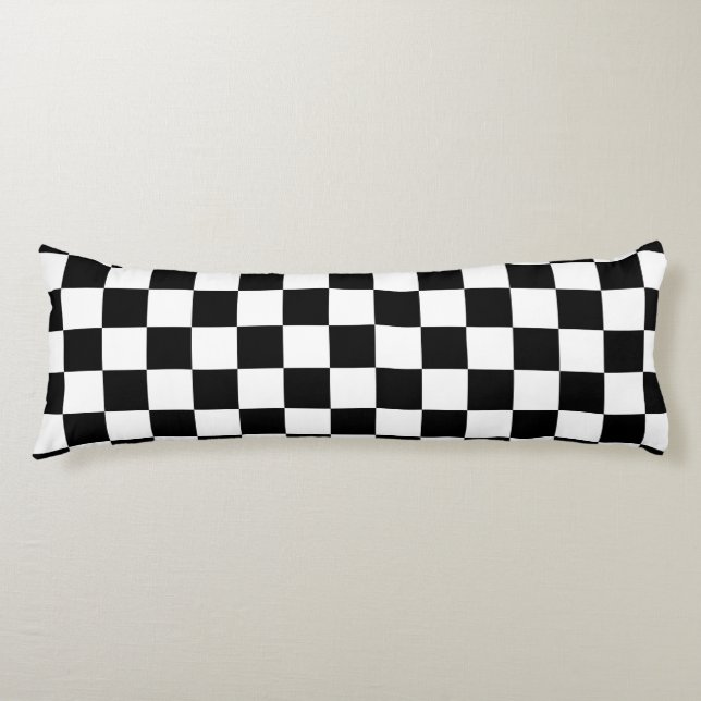 Checkerboard Body Pillow (Front)