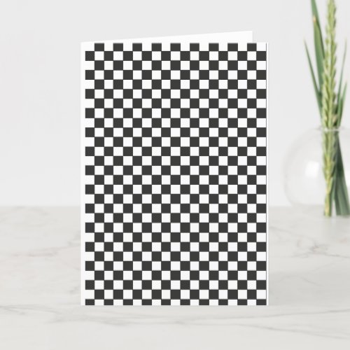 Checkerboard Card