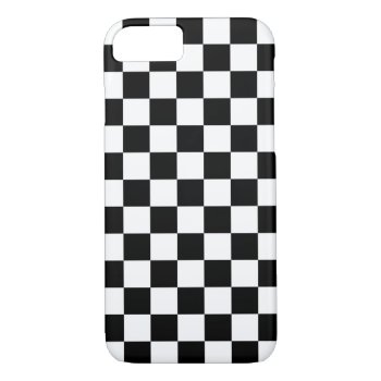 Checkerboard Iphone 8/7 Case by expressivetees at Zazzle
