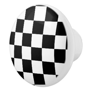 Checkerboard Ceramic Knob