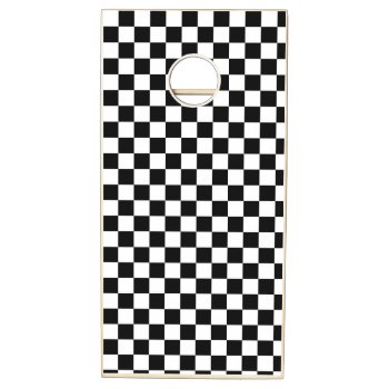 Checkerboard Cornhole Set by Iverson_Designs at Zazzle