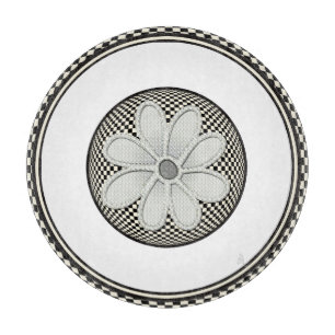 Checkerboard Daisy Charcuterie Board