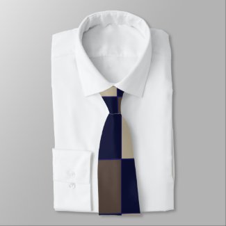 Checkerboard Dark Blue Brown Checks Pattern